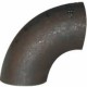 Courbe à souder 3d 90° Ø 21.3 x 2 mm acier noir.