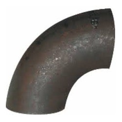 Courbe à souder 3d 90° Ø 21.3 x 2 mm acier noir.