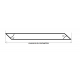 TUBE RECT 40x20x2 - 2 COUPES BIAISE PARALLELES A PLAT