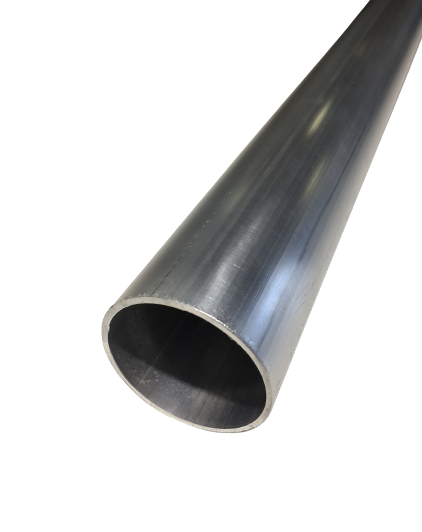 Tube aluminium 6060 rond Ø25x2 mm. En longueurs de 2 M ou 3 M.