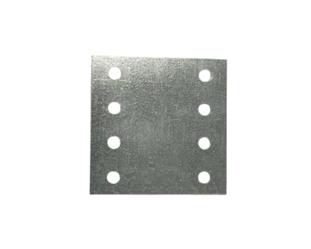 Platine d'assemblage galvanisée 120x120x3