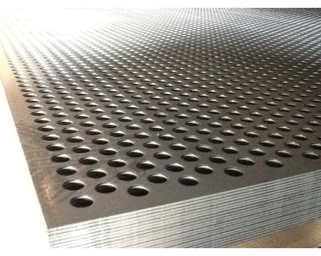 TOLE PERFOREE R20T28 1000X2000 EP 2 MM ACIER NOIR