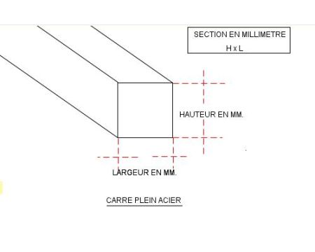 FER CARRE PLEIN INOX ETIRE 25 X 25 QUALITE 304L