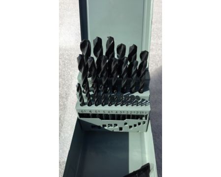 COFFRET 25 FORETS HSS 1 A 13 MM PAS DE 0.5