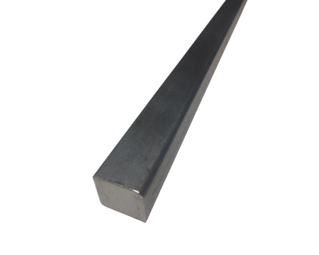FER CARRE ACIER PLEIN 8 X 8 MM NOIR S235