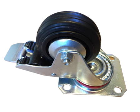 ROULETTE STANDARD Ø 80 PIVOTANTE A FREIN