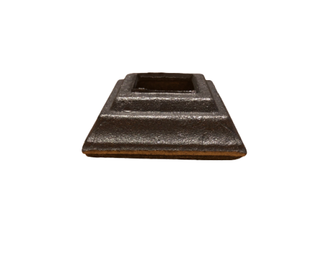 Platine cache scellement 50x50 trou 20.5