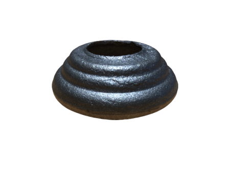 Platine cache scellement Ø60 trou 25.5