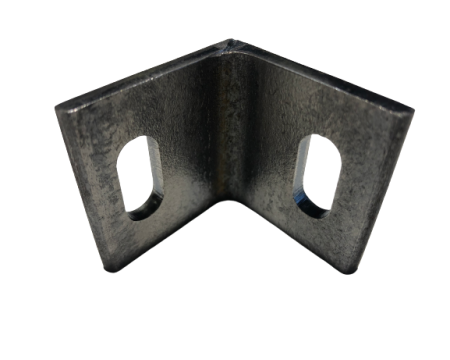 Platine d'angle 40x40x40x4 acier trous parallèles