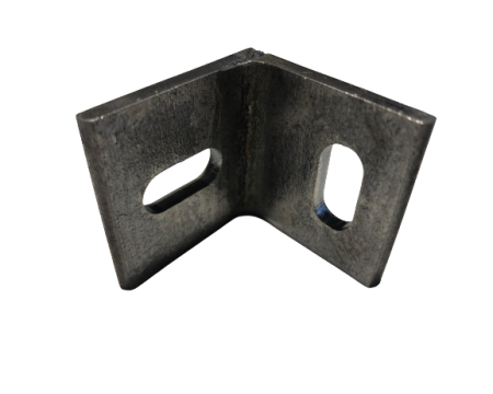 Platine d'angle 40x40x40x4 acier trous perpendiculaires
