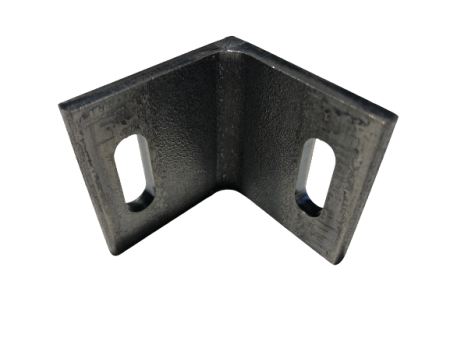 Platine d'angle 50x50x50x5 acier trous parallèles