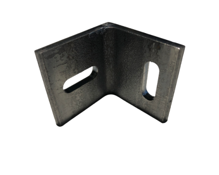 Platine d'angle 50x50x50x5 acier trous perpendiculaires