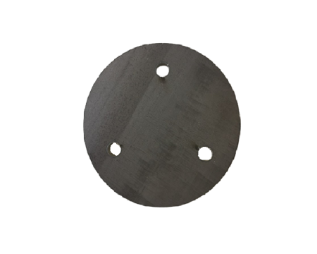 Platine ronde percée 120 x 5