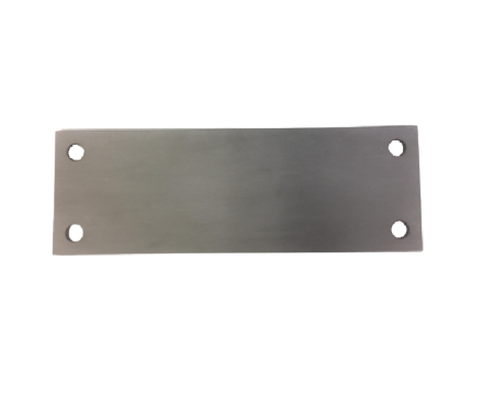 Platine rectangle percée 100x300x5