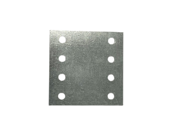 Platine d'assemblage galvanisée 120x120x3