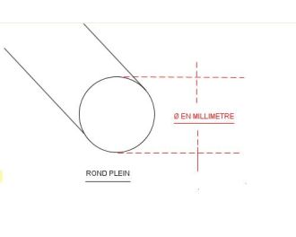 ROND Ø 16 GALVA A CHAUD ACIER s235