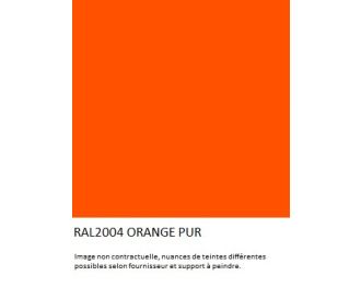 PEINTURE ANTICORROSION ORANGE PUR RAL 2004