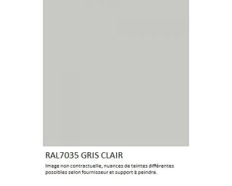 PEINTURE ANTICORROSION GRIS CLAIR RAL 7035