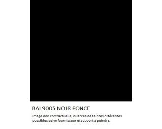 PEINTURE ANTICORROSION NOIR FONCE RAL 9005