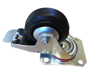 ROULETTE STANDARD Ø 80 PIVOTANTE A FREIN
