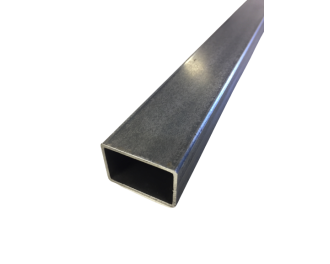 TUBE RECT. 80 X 40 X 5 CREUX ACIER NOIR