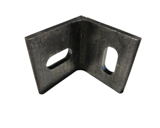 Platine d'angle 40x40x40x4 acier trous perpendiculaires