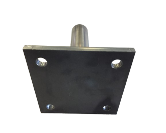 Platine à pied emboitable Ø35x2