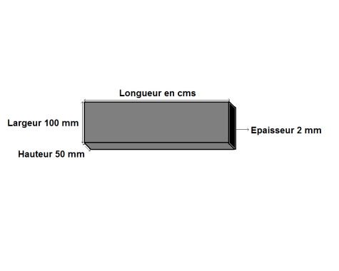 Plat De Service En Porcelaine ASA Rectangulaire 27x17cm