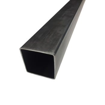 TUBE CARRE   25 X 25 X 2 CREUX ACIER NOIR