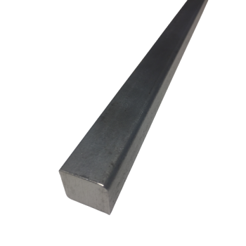 FER CARRE ACIER PLEIN 25 x 25 MM NOIR S235