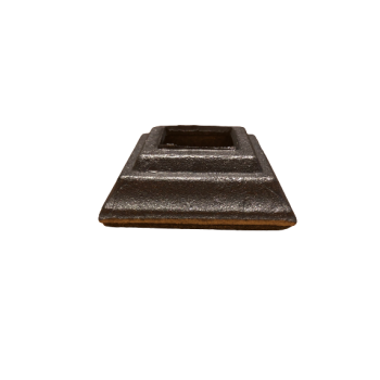 Platine cache scellement 50x50 trou 20.5