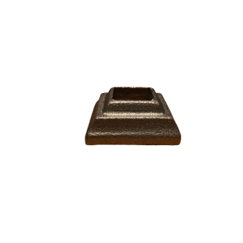 Platine cache scellement 40x40 trou 16.5
